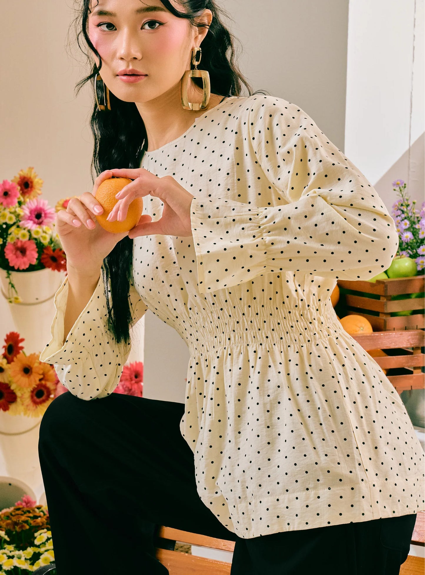 PO Darcy Peplum Top