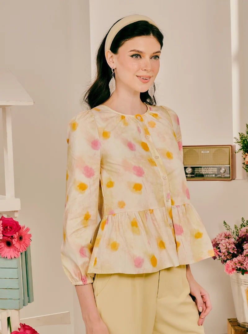 PO Bambi Button-Front Top