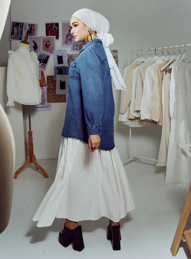 Kemeja Inka Denim Button Down Shirt