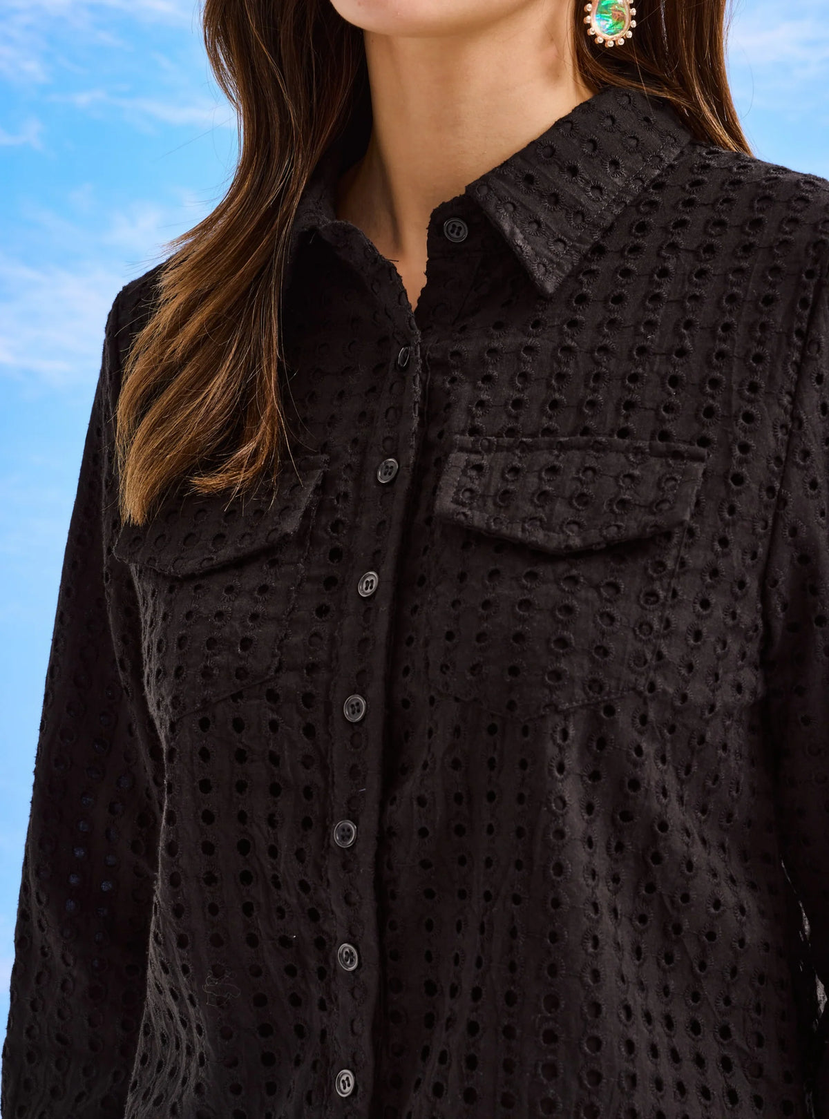 Kemeja Elodie Cotton Eyelet