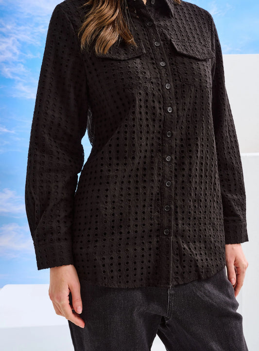 Kemeja Elodie Cotton Eyelet