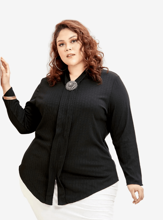 Curva Fabulous - Atasan Kebaya Umairah - CURVA FABULOUS INDONESIA - casual, cotton, knit, sale, tops, work wear - Shirts & Tops