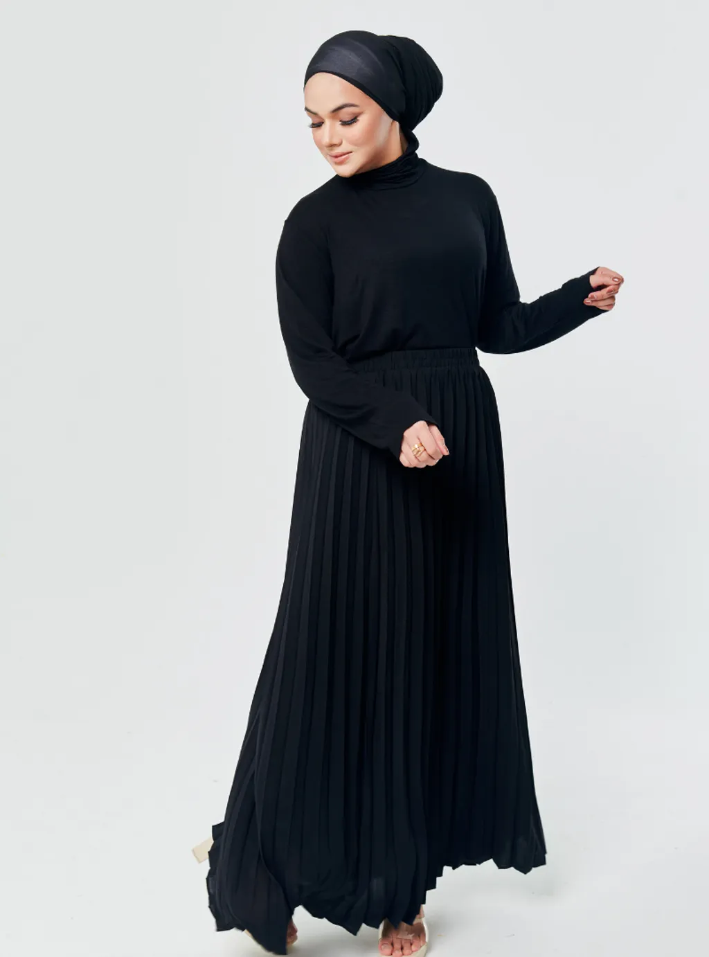 Basic Pleated Skirt