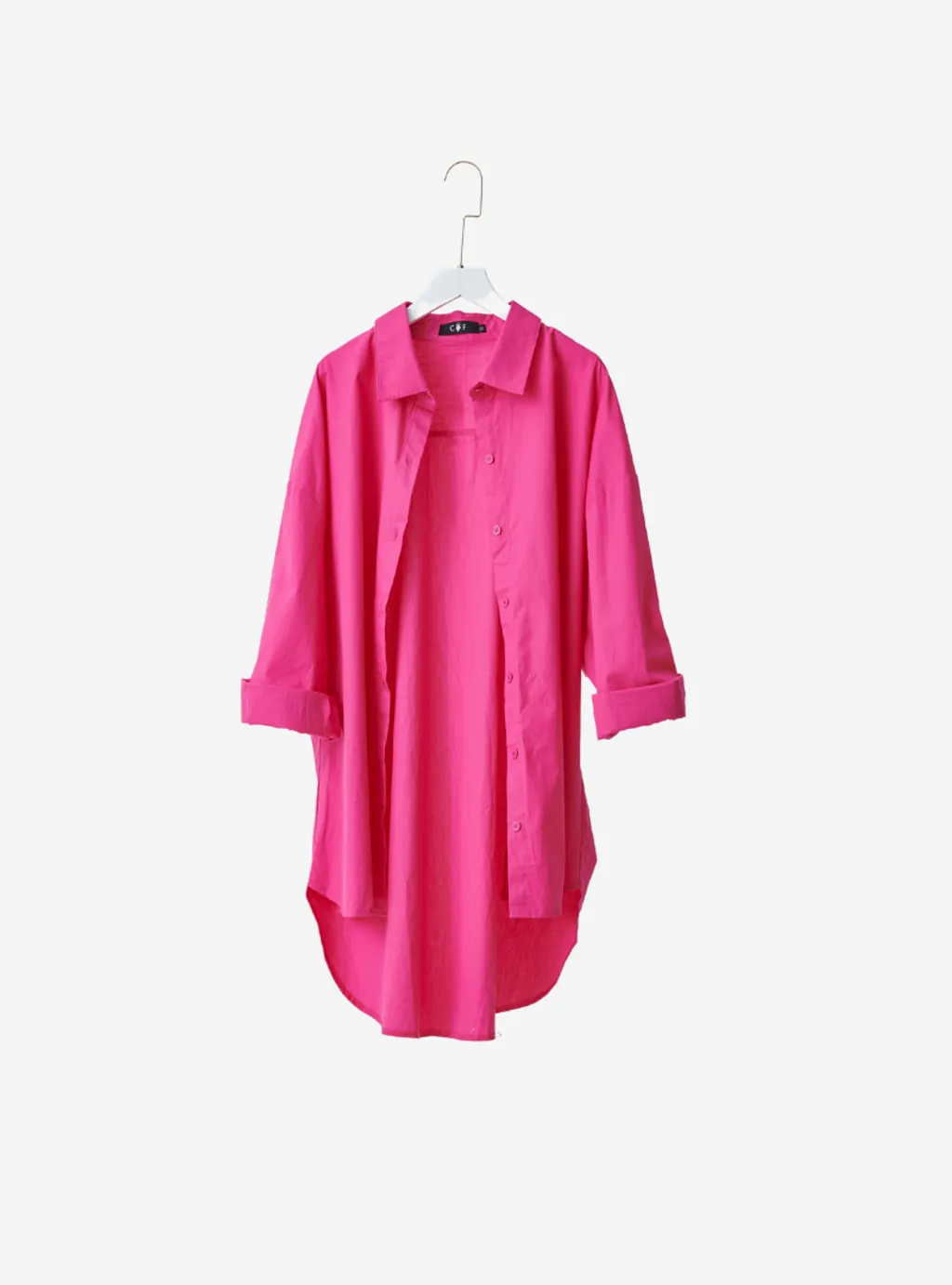 Curva Fabulous - Kemeja Dropped Shoulder Oversize Shirt - Pink Series - CURVA FABULOUS INDONESIA - Shirts & Tops