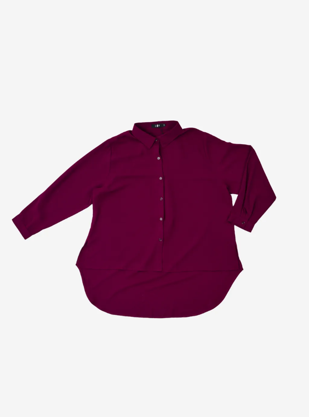 Curva Fabulous - High-Low Crop Shirt - Joy Series - CURVA FABULOUS INDONESIA - Shirts & Tops