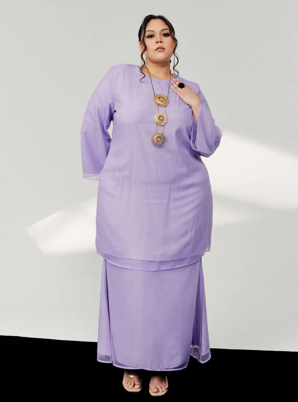 Tun Sharimah Organza Kurung