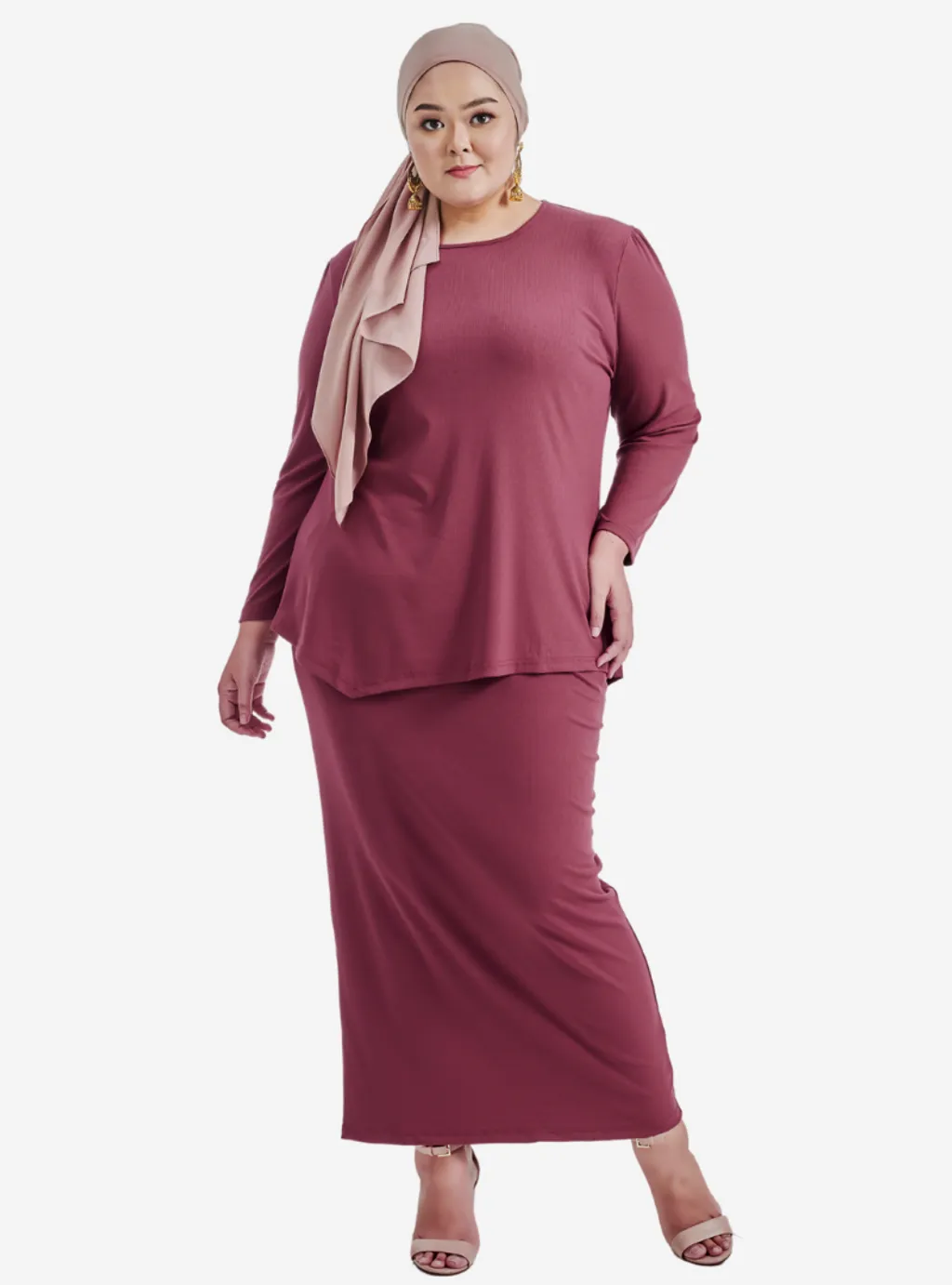 Curva Fabulous - Luna Pencil Skirt - Lebaran Edition 2021 (Dari Setelan Jessie Lebaran) - CURVA FABULOUS INDONESIA - Long Skirts