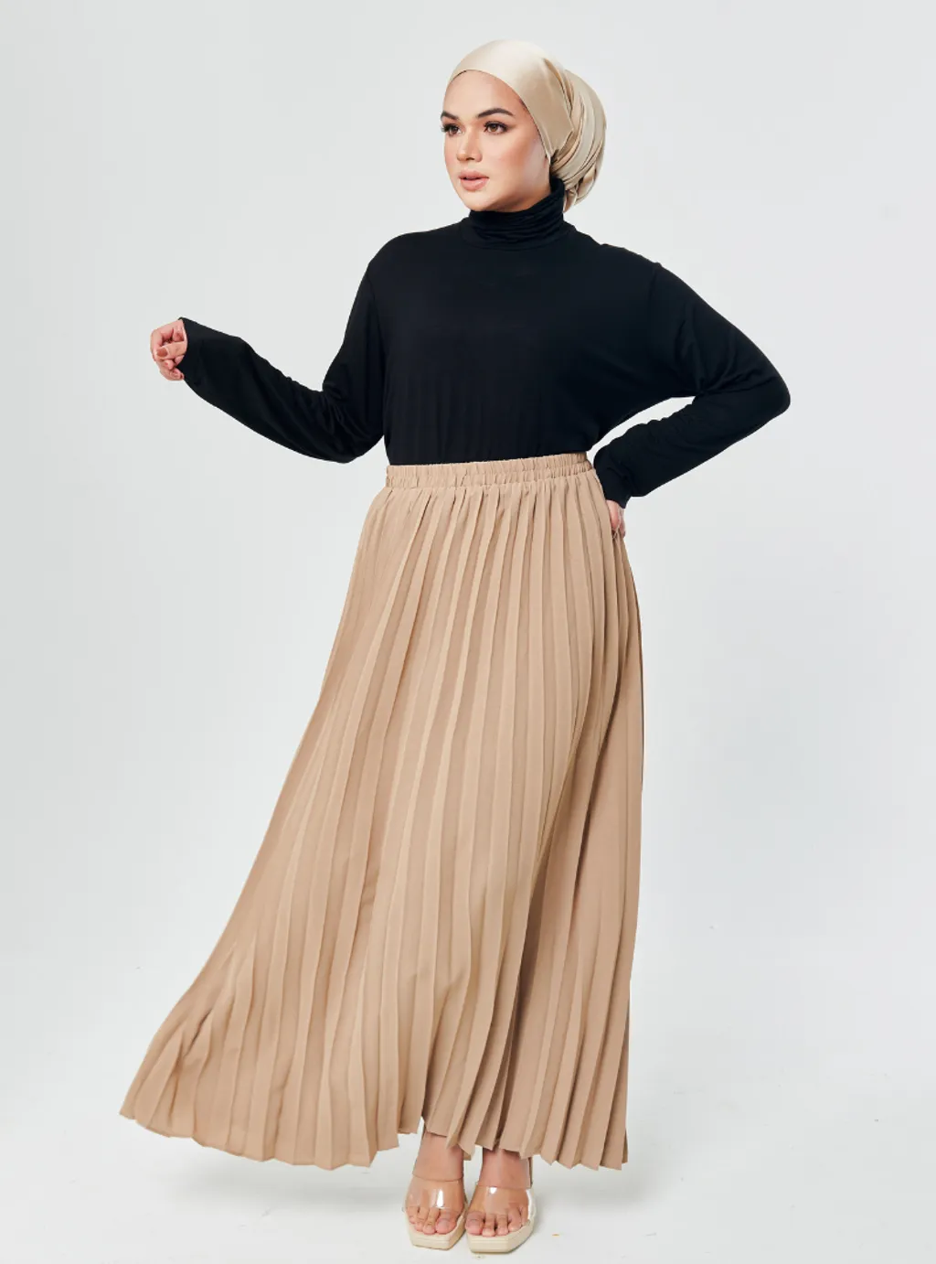 Basic Pleated Skirt