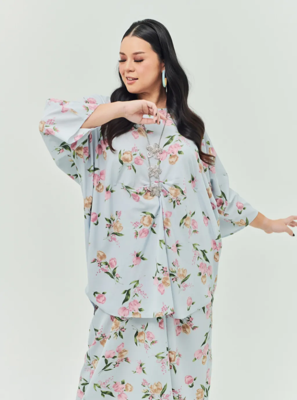 The Vintage Opah Kurung Set